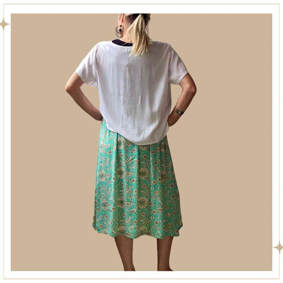 BREEZE button skirt - Adya