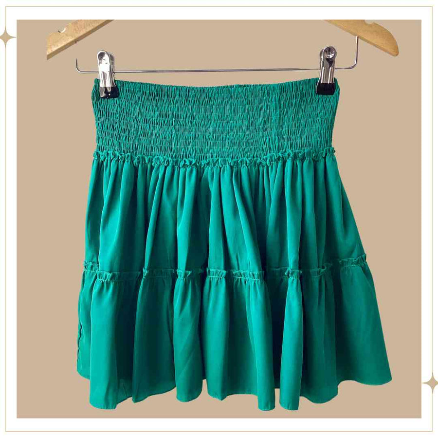 Disco Skirt - Emerald