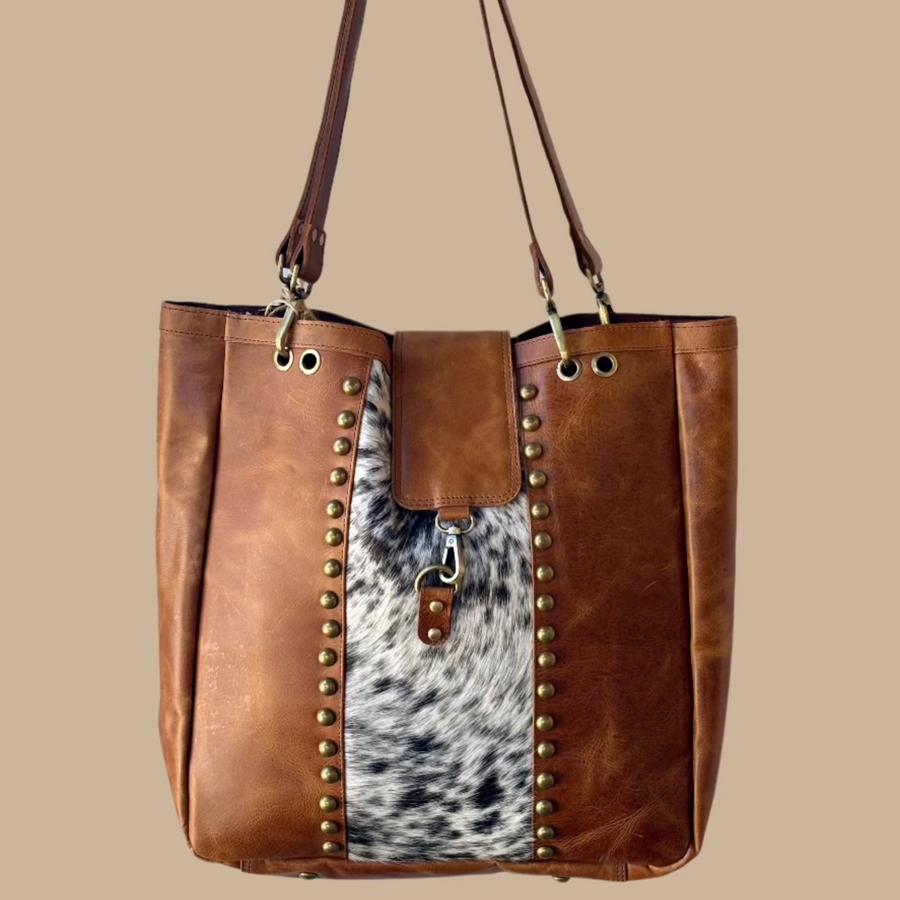 ADARA Leather Tote Bag