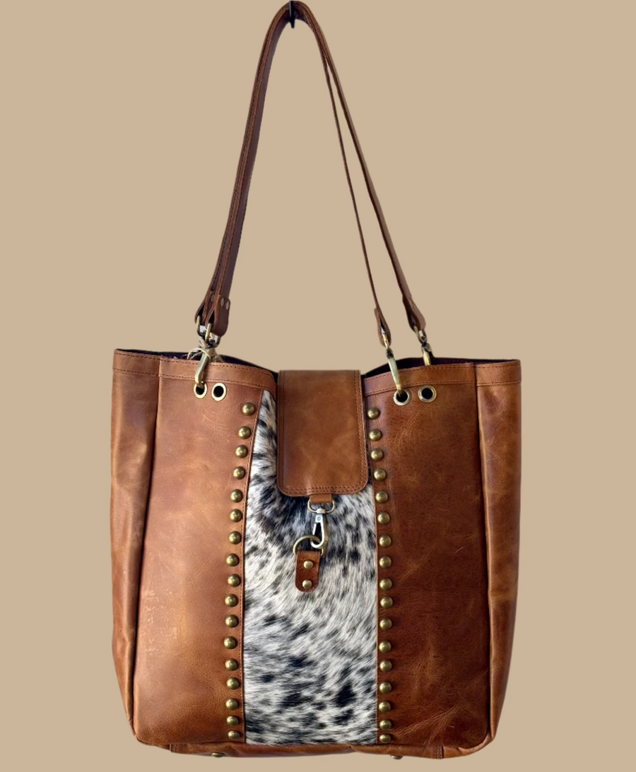 ADARA Leather Tote Bag