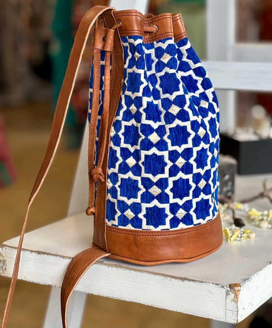 Azure Khatam Crossbody Bag