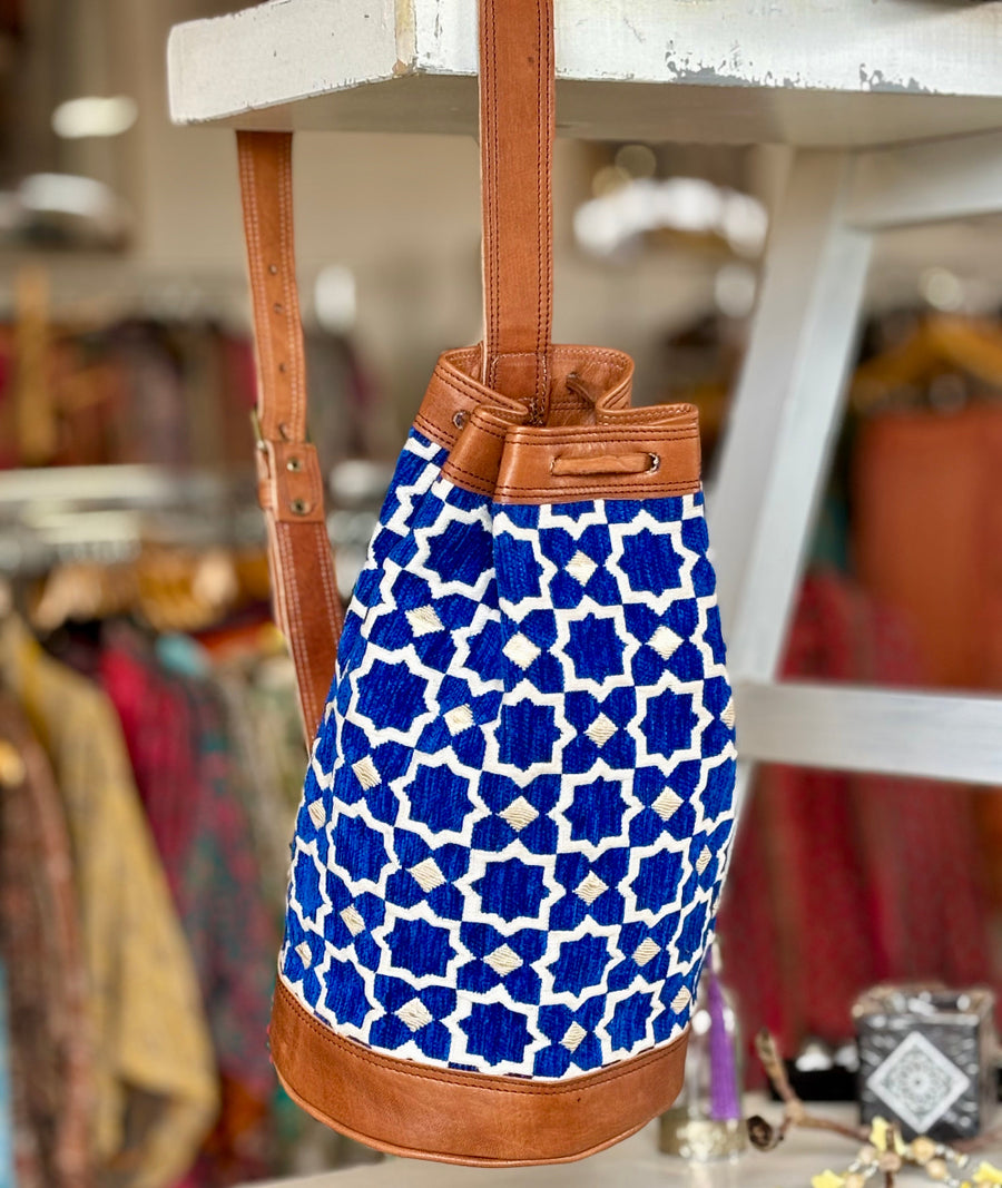 Azure Khatam Crossbody Bag