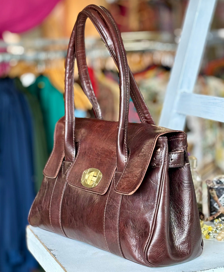 Mussamim Leather Tote Bag