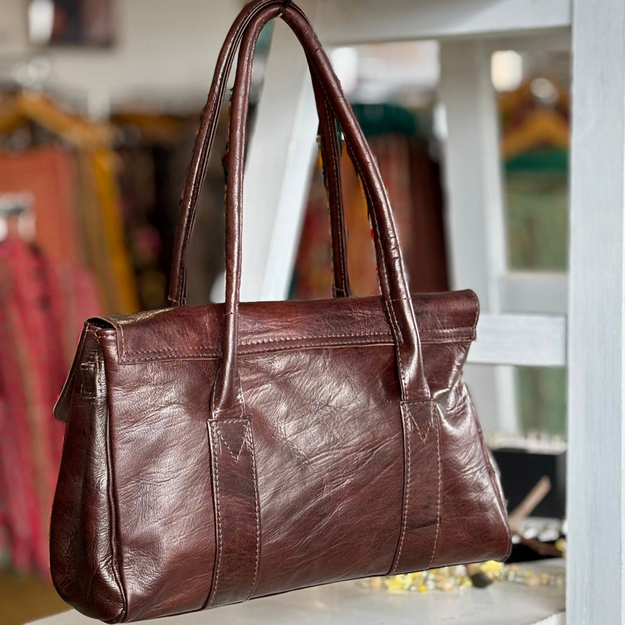 Mussamim Leather Tote Bag