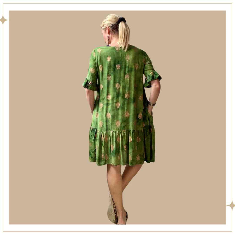 PARVATI Dress - Leaf Green