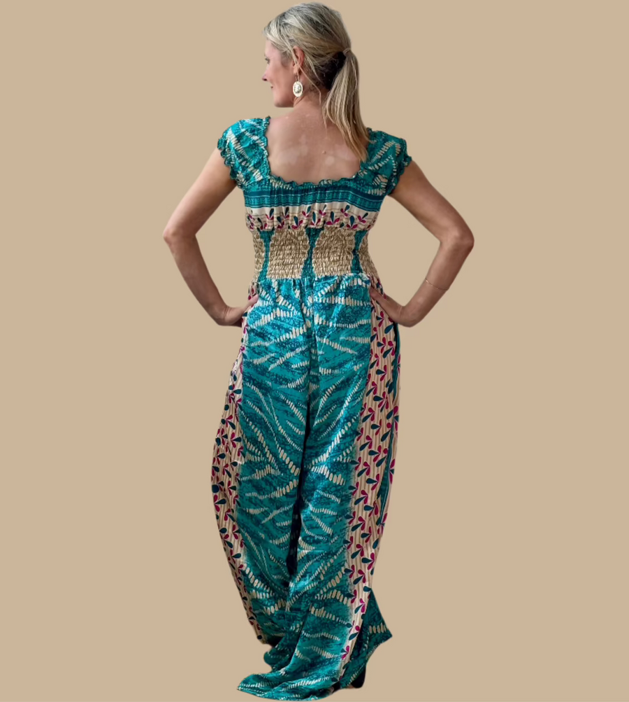 Silk Aphrodite Jumpsuit-One-of-A-Kind (In Store Only)