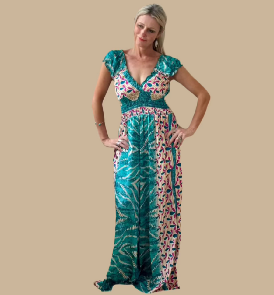 Silk Aphrodite Jumpsuit-One-of-A-Kind (In Store Only)