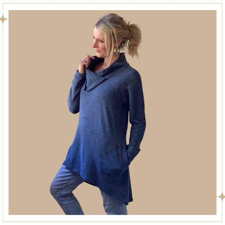 Stretch Tunic - Blueberry