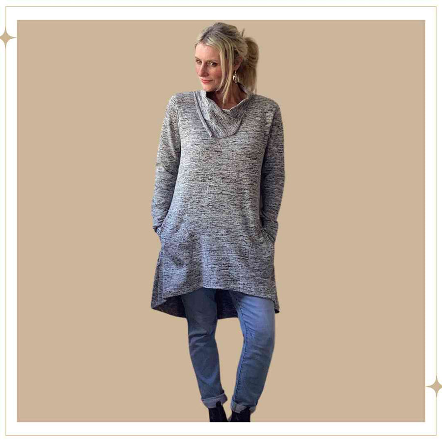 Stretch Tunic - Grey